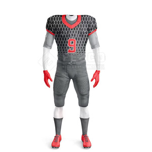 Derniers modèles de tenues de football américain pour hommes, personnalisables, couleur unie, respirantes, 100% polyester, prix bas - Product Image 5