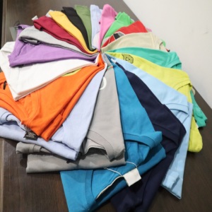 OEM High Quality Wholesale Man's Promotional Round Neck drop shoulder <b>Plain</b> Durable Breathable <b>Tshirt</b> Wholesale Price - Product Image 6