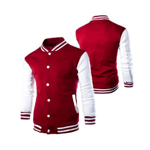 Alta calidad personalizado American College Varsity chaquetas nueva llegada Logo parches Varsity CollegeBaseballjacket para hombres - Product Image 4
