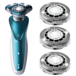 Têtes de rasoir électriques à triple lame de rechange, étanches IPX7 et lavables, compatibles avec la lame de rasoir rotative SH70 - Product Image 1
