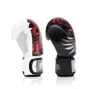 นวมชกมวย Fairtex หนังแท้ คุณภาพสูง สีสั่งทำได้ น้ำหนักเบา กันน้ำ แบบผูกเชือก สำหรับฝึกซ้อมและต่อยมวยไทย - Product Image 5