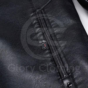 แจ็คเก็ตหนังผู้ชาย สไตล์ยอดนิยมสำหรับฤดูใบไม้ร่วง แจ็คเก็ตหนังผู้ชายขายส่ง แฟชั่นเท่ห์ ซิปหนัง PU แจ็คเก็ตผู้ชาย - Product Image 5