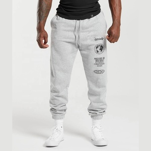 High Quality Fleece Jogger Athletic Trousers Custom logo Printing Fleece Jogger <b>Oversized</b> <b>Sweatpants</b> Mens Pants - Product Image 4