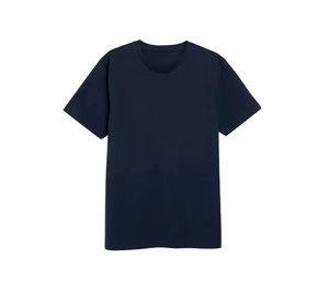 Camiseta de Algodón Extra Grande para Hombre, Unisex, Manga Corta, Cuello Redondo, Color Sólido Básico, Ajuste Holgado, 100% Algodón - Product Image 1