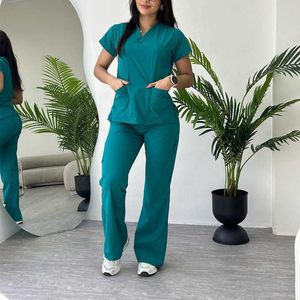 Uniforme de Hospital para Mujer, de Algodón, con Diseño de Campana, Tejido Dobby, con Detección de Agujas, Cómodo y Delgado, Personalizable, Alta Calidad, Gran Venta 2025 - Product Image 4