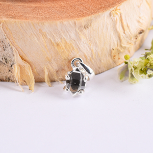 Colgante de Piedra Herkimer de Gema Natural, colgante de plata de ley 925 de oro amarillo, joyería hecha a mano, regalo para ella, joyería al por mayor - Product Image 1