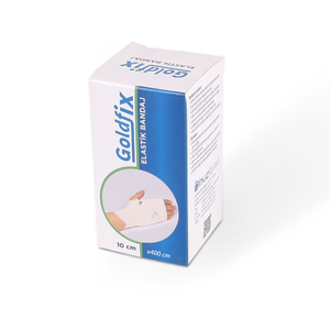 Bandage de compression élastique médical professionnel 10 cm x 4 m, gaze pour pansement et soutien articulaire - Product Image 2