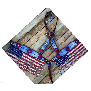 Cheval floral noir Western Headstall collier de poitrine en cuir véritable léger conception saisonnière personnalisée équipements de débarrasser les chevaux - Product Image 1