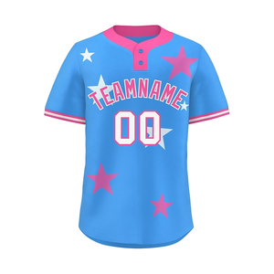 Uniformes de béisbol personalizados de estilo más nuevo de tendencia, uniformes de béisbol con costuras de alta calidad y ajuste regular liso, hechos en poliéster - Product Image 1