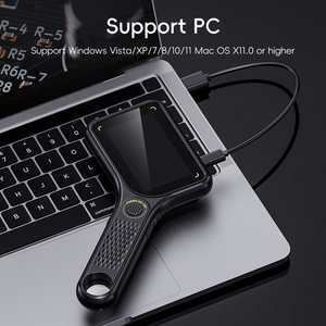 携帯型ハンドヘルド500X 3.0インチIPS顕微鏡2MPミニキッズ顕微鏡ポータブルデジタル拡大鏡8 LEDライト付き - Product Image 6