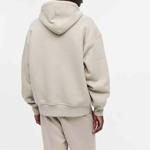 Sudadera con Capucha Extra Grande para Hombre, de Felpa Francesa 100% Algodón, Estilo Informal, Desgastada, con Bordado Personalizado, para Otoño - Product Image 3