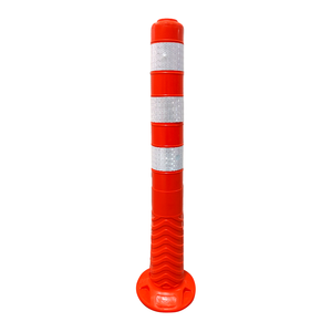 Delineateur EKO 73 x 7,5 cm en PVC flexible, borne de signalisation routière pour autoroute et parking, produit de Dubaï - Product Image 3