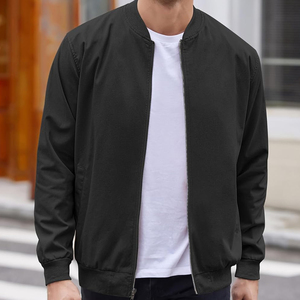 Blouson d'hiver personnalisé pour homme, coupe bomber, coupe-vent, manches longues, style urbain, logo frontal, écologique, séchage rapide, service OEM - Product Image 2