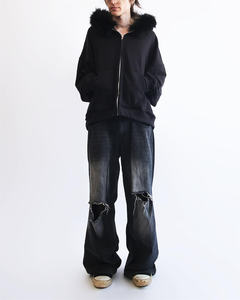 Fabricante de Sudaderas Sportish Impex, Sudadera Personalizada de Algodón Grueso de 400 g/m², Chaqueta Gruesa con Cremallera y Forro de Peluche para Hombre - Product Image 1