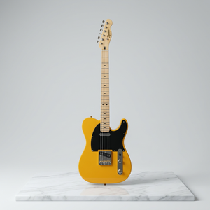 Guitare électrique Slick Guitar SL55KM, corps en frêne massif noir vieilli, micros Alnico, cop1 - Product Image 1