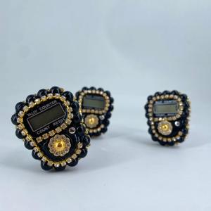 Ensemble de comptoir Tasbeeha numérique Zikrmatic Tesbih de couleur marron cadeau islamique musulman pour les fêtes disponibilité en gros - Product Image 4