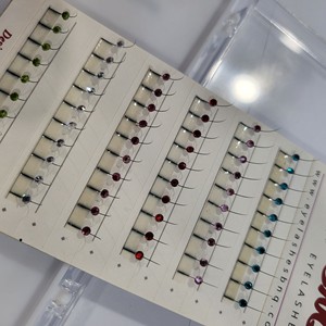 Chuyên Nghiệp Chồn/Lụa Đen Đá <span class=keywords><strong>Lash</strong></span> Khay Nga Khối Lượng Lông Mi Mở Rộng Nhãn Hiệu Riêng Tùy Chỉnh Màu Đen Chồn Lông Mi - Product Image 3