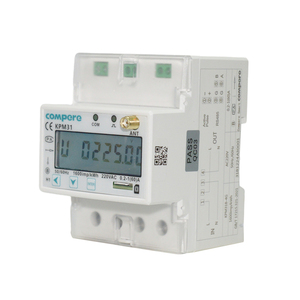 Din Rail LCD 4 gam GSM LTE GPRS không dây Single phase thông minh Màn hình năng lượng trả trước điện Meter - Product Image 3