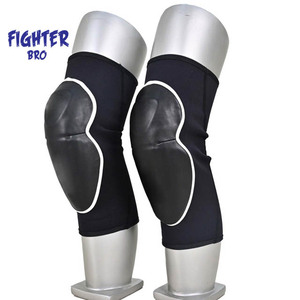 Rodilleras de Muay Thai, tela elástica suave de neopreno, PU carcasa reforzada de cuero, perfecta para entrenar en el gimnasio y la práctica de artes marciales - Product Image 6