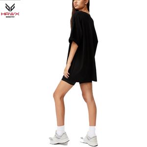 OEM personalizado de alta calidad 100% algodón lavado ácido camisetas Unisex ropa de calle de gran tamaño con verano botón estampado decoraciones de diamantes - Product Image 3