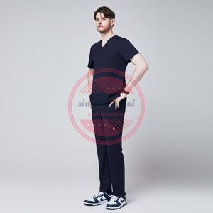 Pantalon de gommage droit 8 poches Pantalon de gommage médical pour hôpital infirmier - Product Image 5