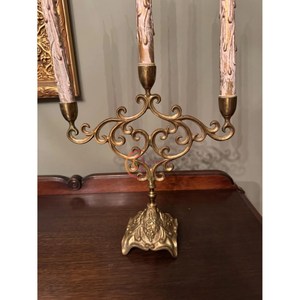 โถเทียนขัดทองทองเหลืองคุณภาพสูงงานทำมือตกแต่งบ้านเชิงเทียนที่ไม่เหมือนใครสำหรับใช้ในร่ม - Product Image 1