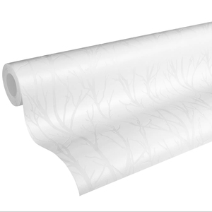 Rollos de Papel Tapiz de Vinilo No Tejido Blanco Pintable y Recubrible Moderno - Altamente Resistente al Lavado y a la Luz 25,00 X 1,06m Hecho en Alemania - Product Image 1