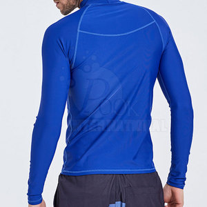 Protector de sarpullido para hombre, manga larga, Color sólido, para Fitness, último diseño, 2022 - Product Image 3