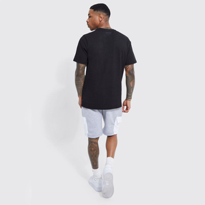 Haute qualité t-shirts pour hommes équipage fermeture éclair cou solide motif décontracté Streetwear hommes vêtements en vrac Stock plaine hommes chemises - Product Image 3