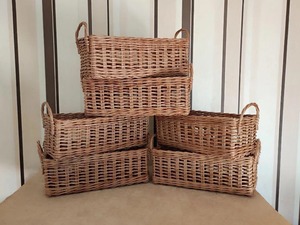 Cesta de Almacenamiento de Mimbre Tejida a Mano, Cestas de Almacenamiento Hechas a Mano, Ratán Natural, Modernas, Multifuncionales, Hechas en Vietnam - Product Image 2