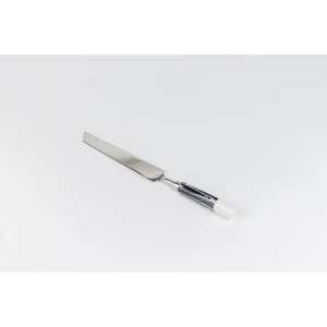 Ensemble de couteau et de serveur à gâteau de mariage en métal, poignées en marbre, couverts de service de haute qualité, support OEM - Product Image 4