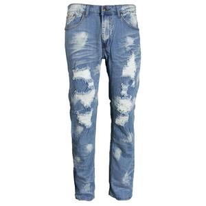 Pantalones Vaqueros de Mezclilla de Secado Rápido con Lavado Ácido, Estilo Urbano, Rectos, Rotos y Desgastados, de la Mejor Calidad - Product Image 6