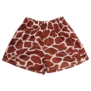 Pantalones cortos de malla de sublimación por encargo Pantalones cortos de playa con bolsillo de parche con estampado de leopardo por encargo - Product Image 4