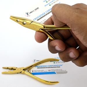 Top Rated Hair Extension Pliers Micro Bead Opener and Remover 2-Hole <b>Crimping</b> Stainless Steel Double-Hole Head Non-Slip - Product Image 6