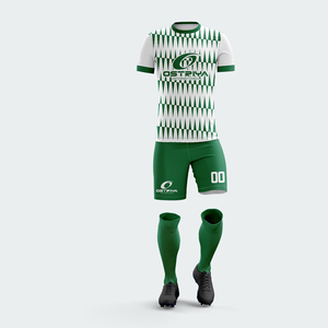 Sublimación personalizada Ropa de fútbol Jersey y pantalones cortos Set Últimos diseños Uniforme de fútbol juvenil para la venta en línea - Product Image 2