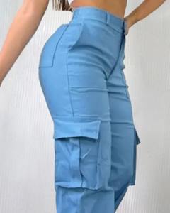 Personalizar colección de mujer Jogger Trendy Workout Quick Dry Cargo Pants Mujeres Premium Multi-Pocket Casual Pantalones - Product Image 5