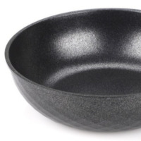 [CHEFID] Wok en céramique 28 cm, wok antiadhésif, wok en céramique, grand wok, batterie de cuisine