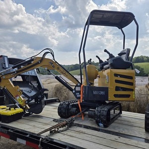 Haute qualité 3.5 tonnes pour moteur mini pelle agricole sur chenilles mini pelle ensacheuse bon marché prix de gros excavatrices d'occasion - Product Image 5