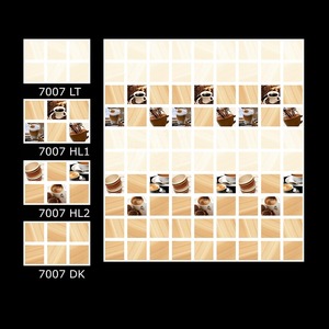 Premium 250x375mm 10x15 pouces Carreaux de mur de cuisine en céramique brillante Design d'intérieur vitré numérique au prix d'usine Inde - Product Image 3