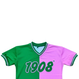 Jersey de Béisbol ALPHA KAPA ALPHA Half and Half 1908, Negro, Ropa Deportiva para Organizaciones Civiles y Profesionales, Malla - Product Image 6