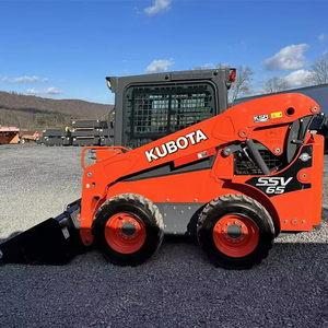 3 Ton Kubota SSV65 Skid <b>Steer</b> Wheel Loader Construction Machinery Available for Supply - Product Image 1