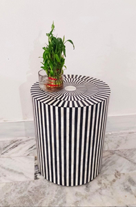 Mesa Consola y Taburete Lateral Hechos a Mano con Incrustaciones de Hueso Personalizables para Sala de Estar, Oficina, Hoteles, Entrada, Dormitorio, Uso en Exteriores y Apartamentos - Product Image 5