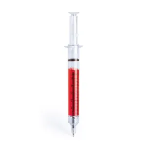 Bolígrafo Personalizado con Forma de Jeringa Médica, Artículos Promocionales - Product Image 1