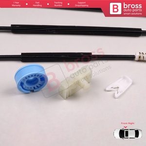 Kit de réparation de lève-vitre électrique BWR680 avant droit pour 307 3B 2003-2009 Cabriolet 2 portes 9222V9 - Product Image 5