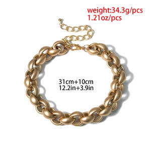 Collana Choker Vintage Esagerata Placcata Oro con Motivo Geometrico Costellazione Trendy Catene Religiose con Diamanti e Perle - Product Image 3