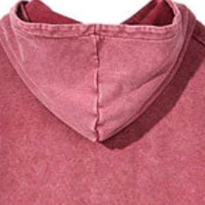 Haute qualité hommes surdimensionné lavage à l'acide pull à capuche 100% coton décontracté vêtements de rue pour l'hiver solide motif à capuche en gros - Product Image 5
