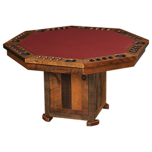 Modern Stainless Steel Leather <b>Adjustable</b> <b>Height</b> 8-Seater Gambling <b>Table</b> for Outdoor Farmhouse-Style Home Entertainment Spaces - Product Image 4