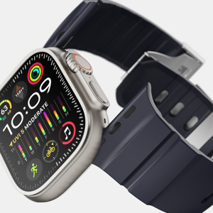 Bracelet de montre intelligent pour <span class=keywords><strong>Apple</strong></span> Watch Series 10 46mm OEM Bracelet de montre magnétique en silicone Bracelet de montre pliant pour la vente du vendredi noir - Product Image 4