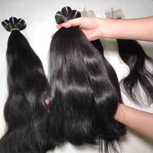 Haute Qualité Remy Naturel Noir Droite Vietnamien Cheveux Trame Original Lace Front Perruques Raw Non Transformés Extensions Fournisseur de Confiance - Product Image 3