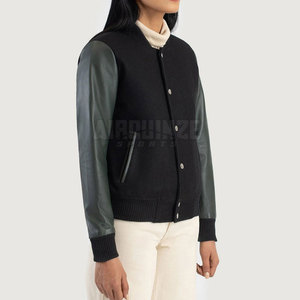 Chaqueta personalizada con letras para mujer, cálida, ligera, de calidad superior, estilo informal, botón que ofrece tamaño y color - Product Image 3